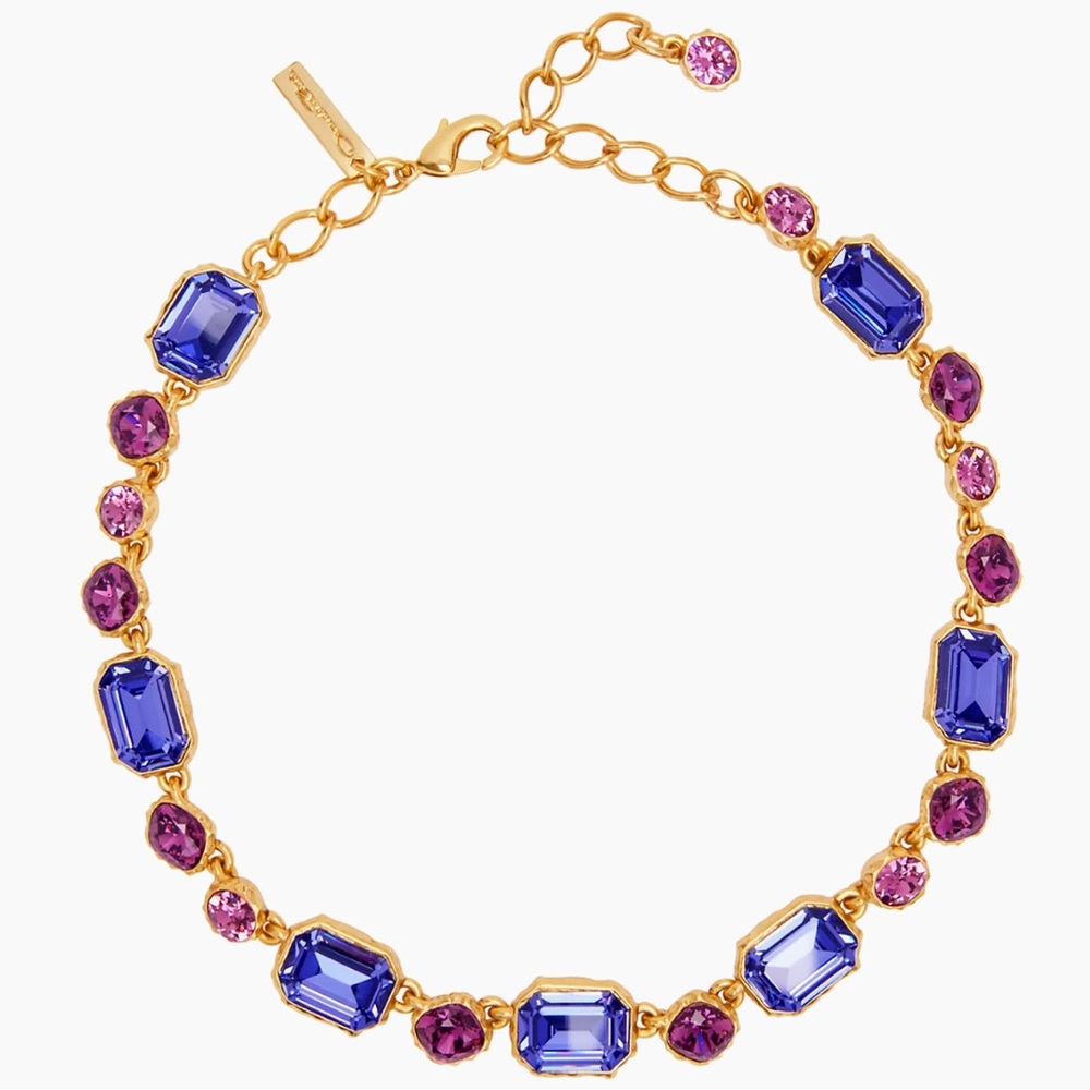 Oscar de la Renta
Goldtone & Glass Crystal Necklace